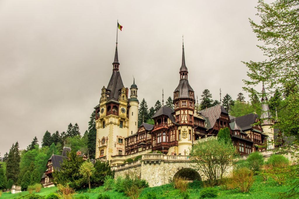Peles Castle, near the town of Sinaia, Romania