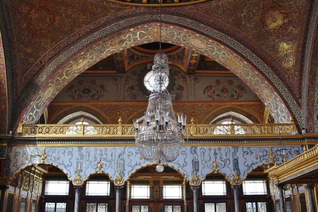 Interior detail at the Topkapi Palace, Istanbul