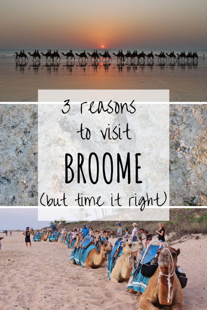 Three of the best reasons to visit Broome in Western Australia - but you'll need to get your timing right to see them all!