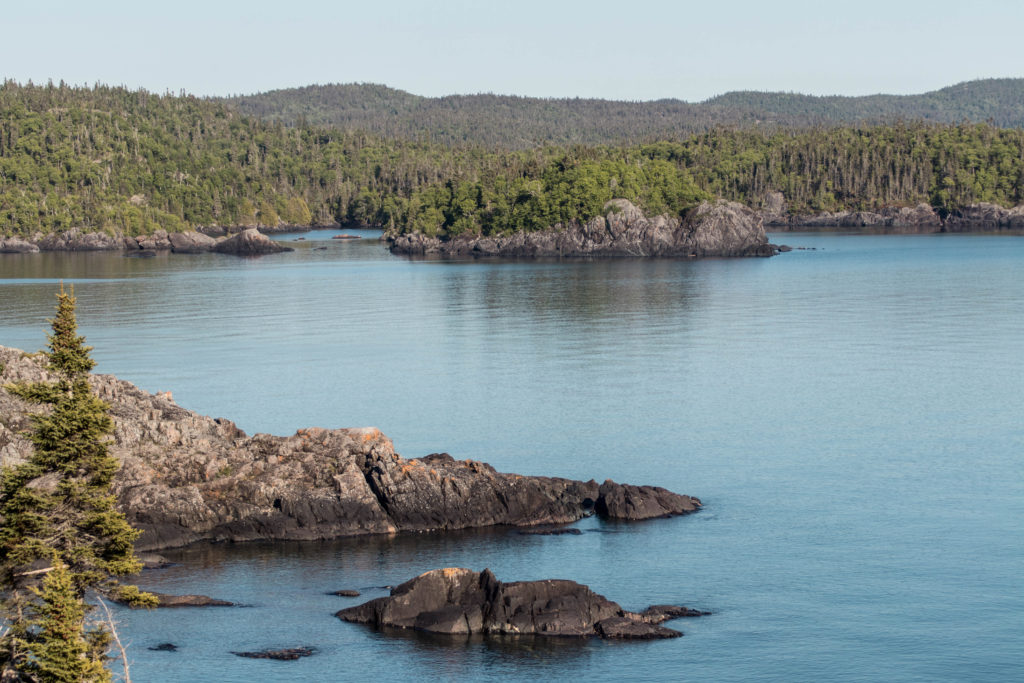 The beautiful coastline of Pukaskwa National Park, one of the best places for Ontario day hikes