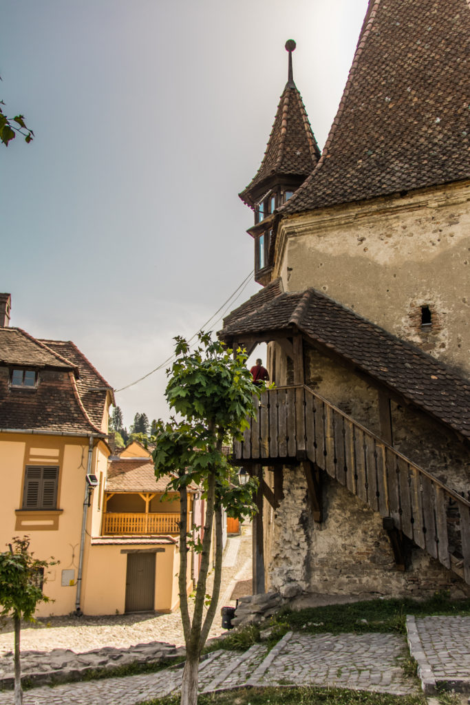 One of the nine Guild Towers in the city walls, a must-see when you visit Sighisoara