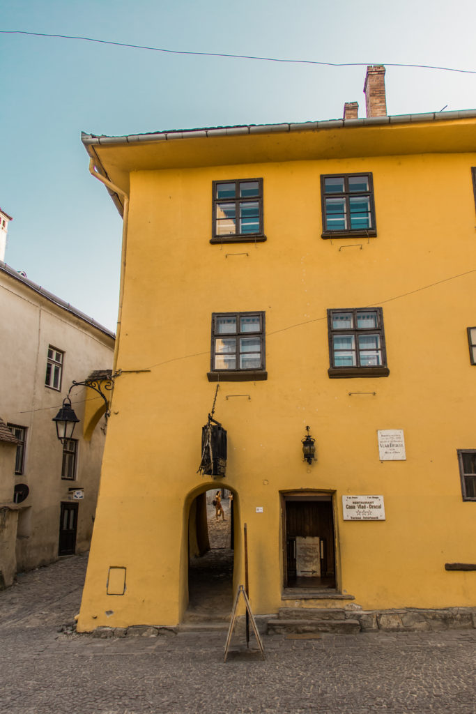 The birthplace of Vlad the Impaler, the original Dracula, in the town of Sighisoara, Romania