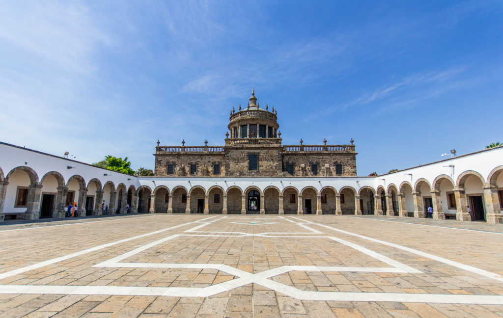Hospicio Cabañas central courtyard in Guadalajara