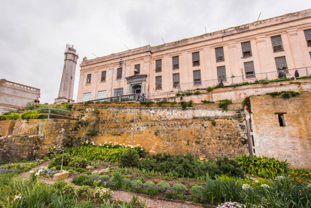 Alcatraz Prison and its gardens