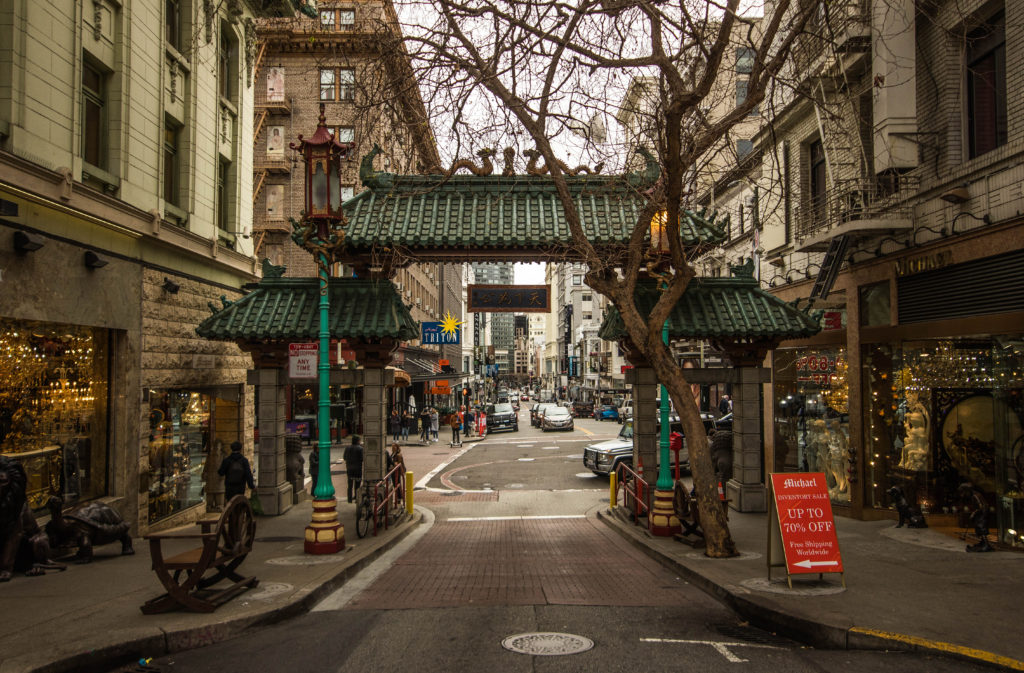 San Francisco's Chinatown Dragon Gate