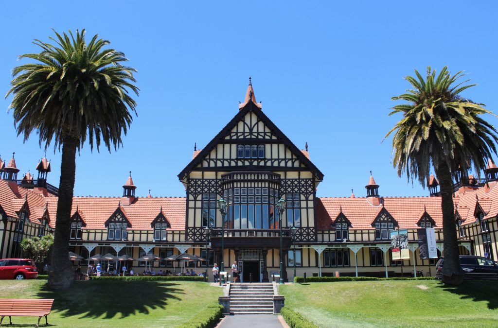 Classic English architecture in Rotorua, New Zealand