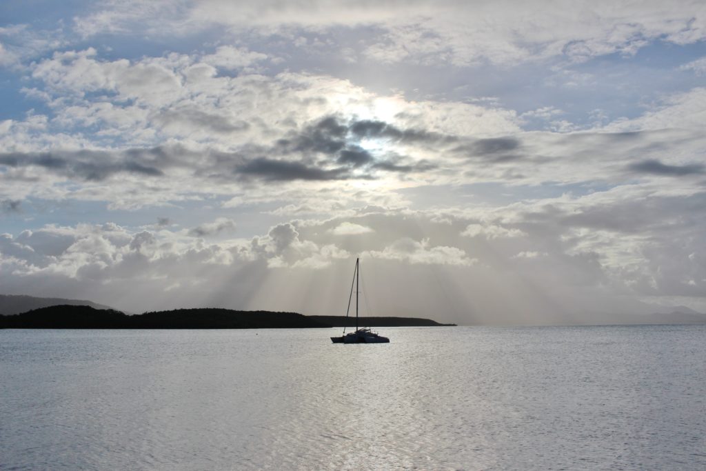 The beautiful view from Port Douglas in northern Queensland, Australia
