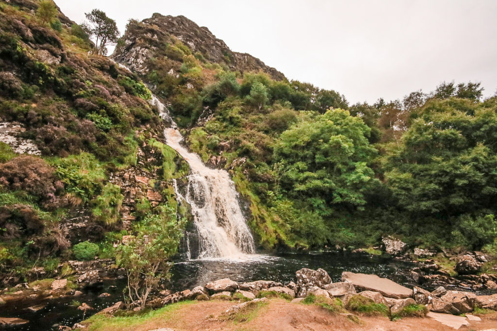 Assaranca Waterfall is a lovely spot to visit on a Donegal roadtrip