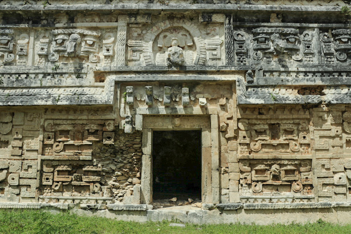 An open doorway in the ruins of Chichen Itza