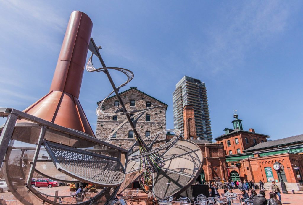 The Distillery District has some of the most interesting buildings to photograph in Toronto