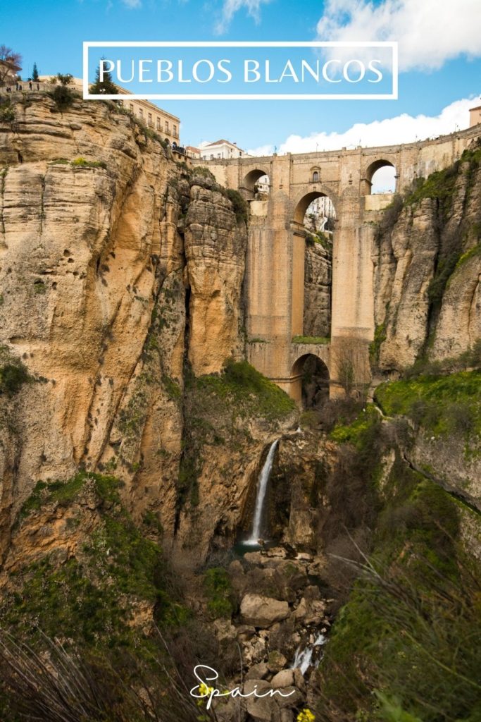 Puente Nuevo, the famous bridge in Ronda, one of the Pueblos Blancos of Andalucia