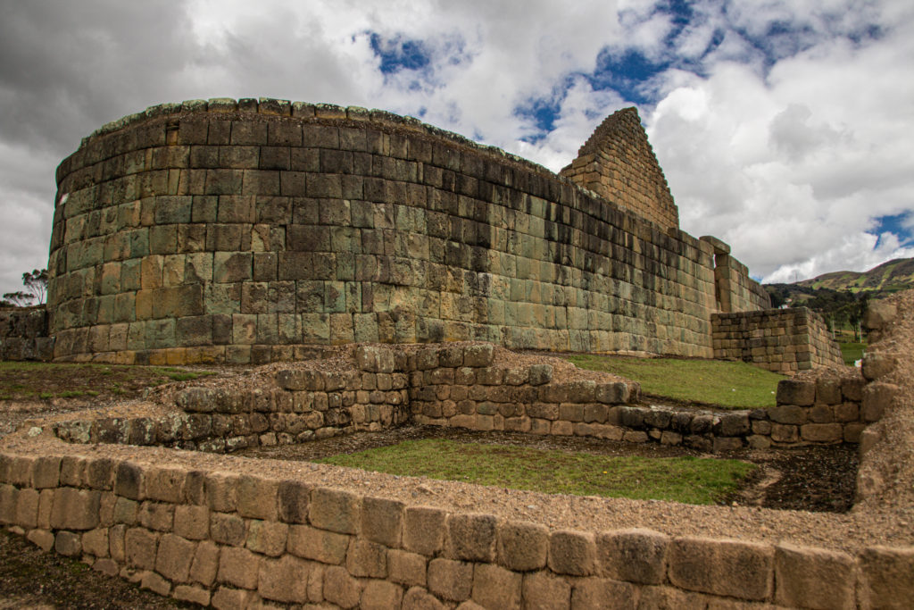 The Sun Temple, at the top of the Ingapirca ruins, a must-do stop on any Ecuador itinerary