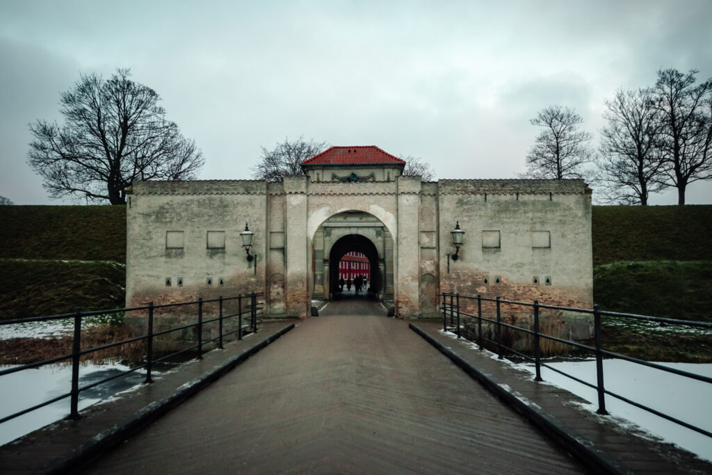 The gates of Kastellet, a great photo spot in Copenhagen