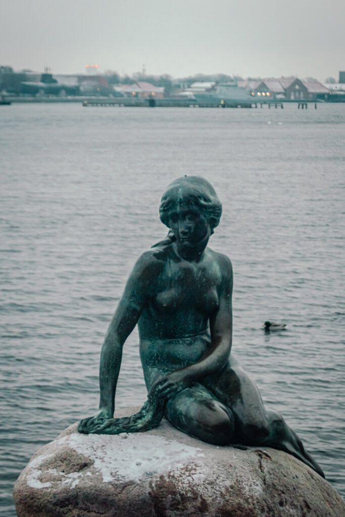 Statue of the Little Mermaid in Copenhagen