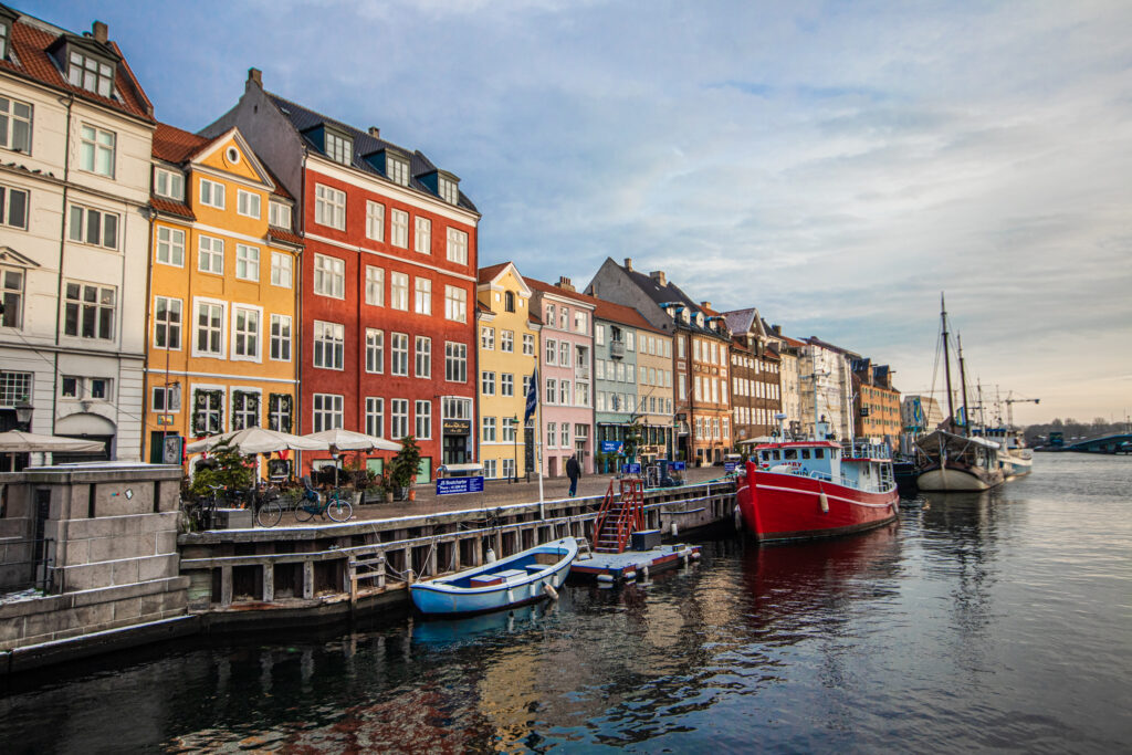 The colourful houses of Nyhavn, one of the most popular photo spots in Copenhagen