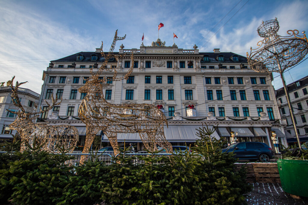A large hotel in Kongens Nytorv in Copenhagen, Denmark