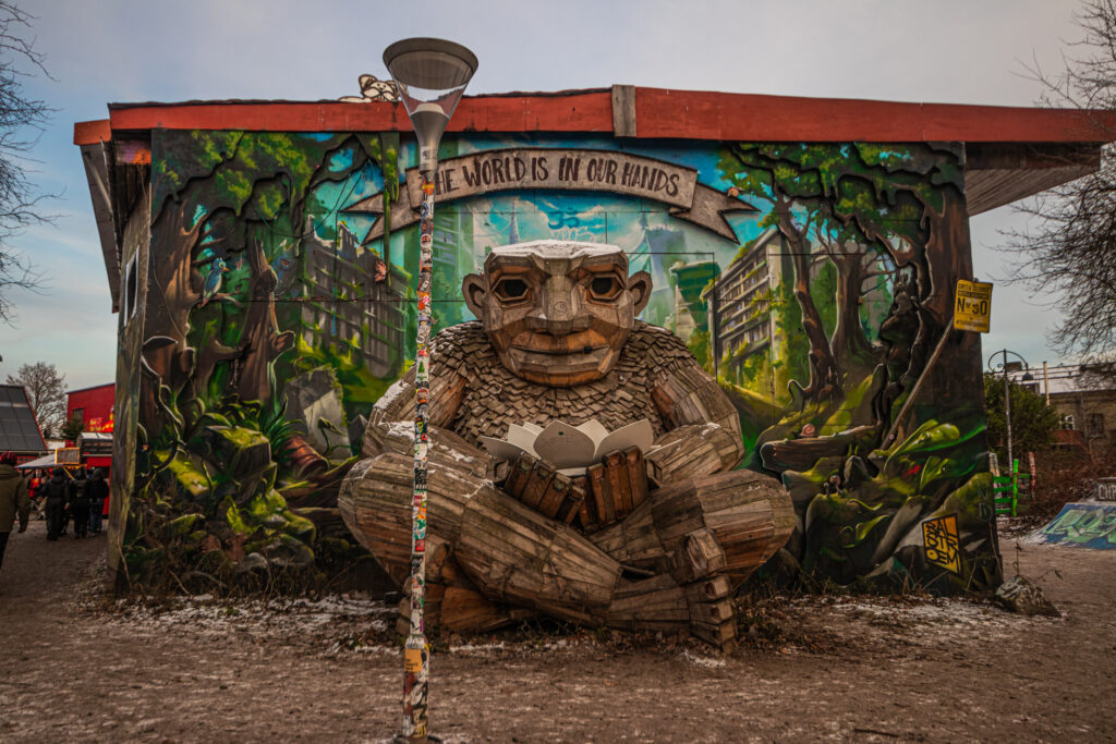 Street art in Christiana, Copenhagen