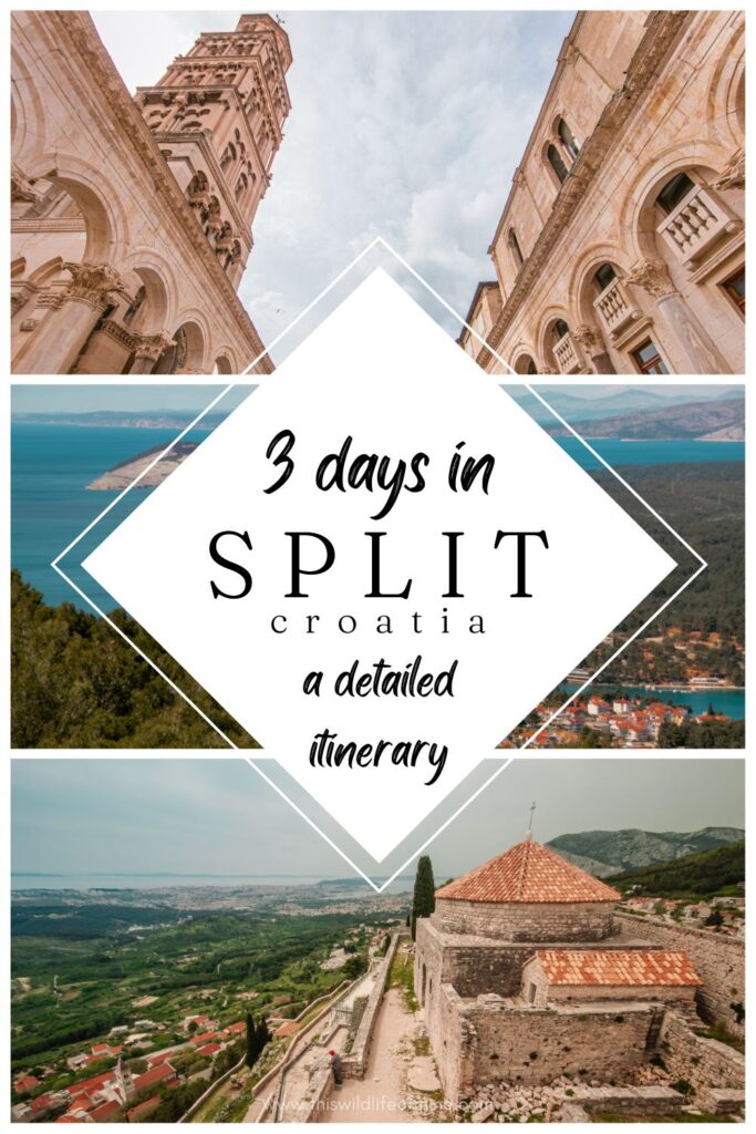 A detailed 3-day itinerary for Split, Croatia