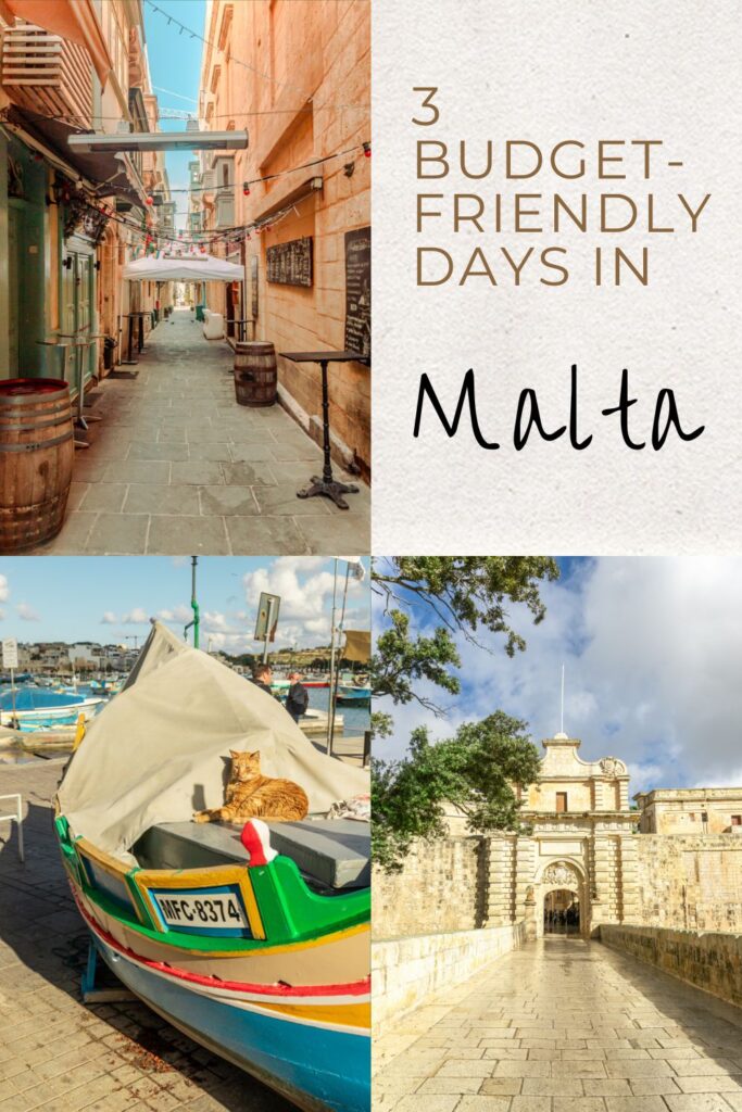 Malta on a budget - 3 epic days