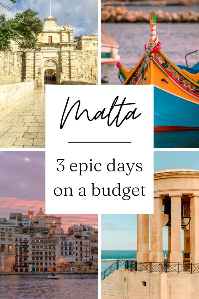 Malta on a budget - 3 epic days