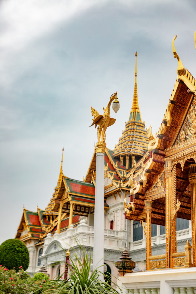 Golden rooftops at the Grand Palace
