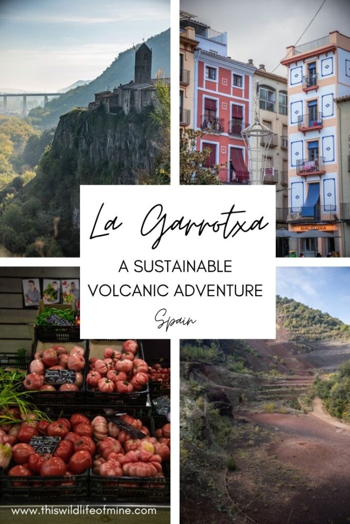 Visit La Garrotxa - a sustainable volcanic adventure - Pinterest Pin