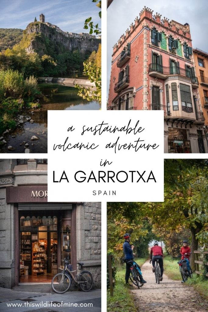 Visit La Garrotxa - a sustainable volcanic adventure - Pinterest Pin